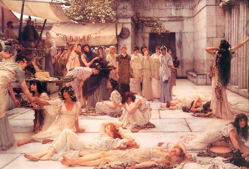 The Women of Amphissa, Laura Theresa Alma-Tadema